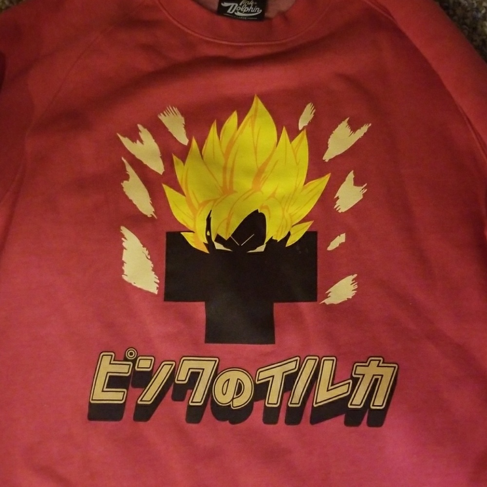 PINK DOLPHIN UNRELEASED GOKU CREWNECK SWEATER 🔥